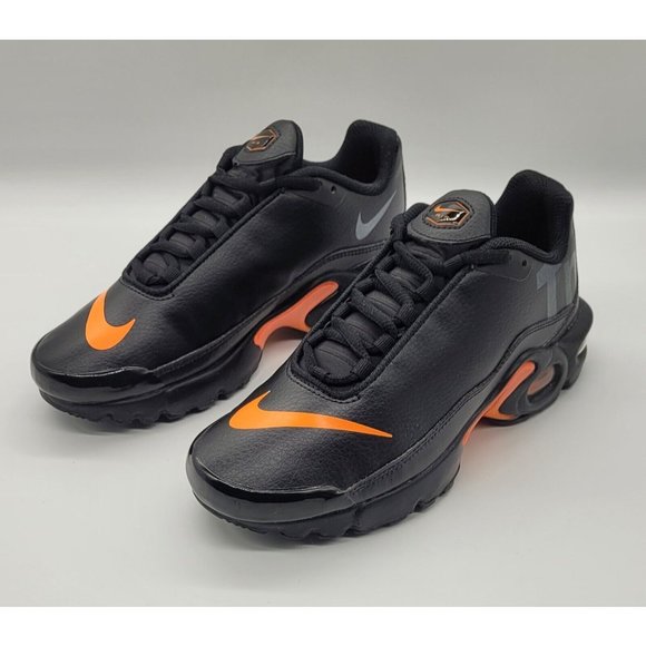Nike Air Max Plus TN SE BG (GS) 'Black Orange' AR0005-001 - Picture 4 of 8